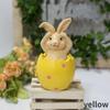 Easter Rabbit Statue Rabbit Sculpture European Home Resin Colorful Desktop Decoration Home Easter Decoration