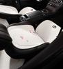 Beaver Cartoon Cotton Linen Car Seat Cushion for Hyundai Festa, Elantra, Tucson - All-Season Use.