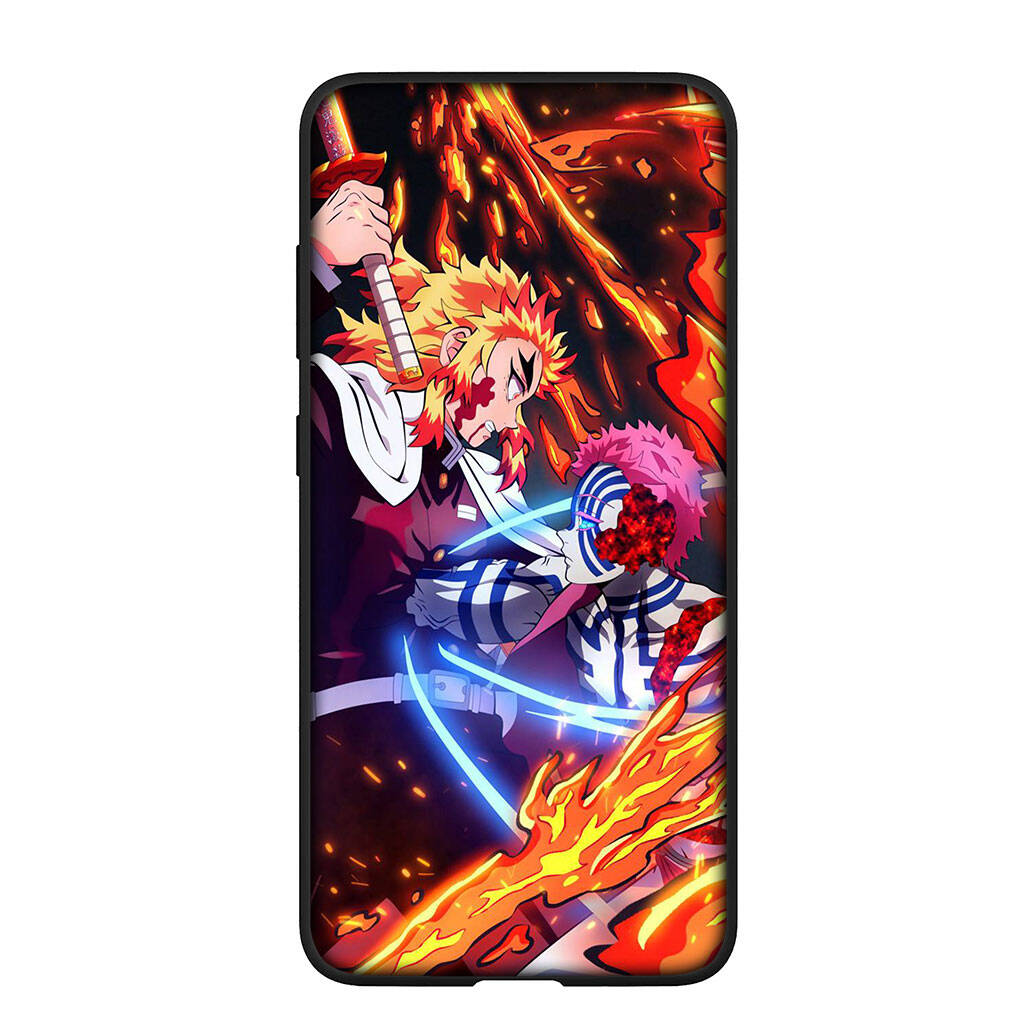 Phone Case for iPhone 17 16 15 Plus Huawei P30 P20 Lite Redmi Note 14 12 11 13 Pro Max OPPO A60 A80 A40 A18 Kamado Tanjirou Demon Slayer Cartoon Cover