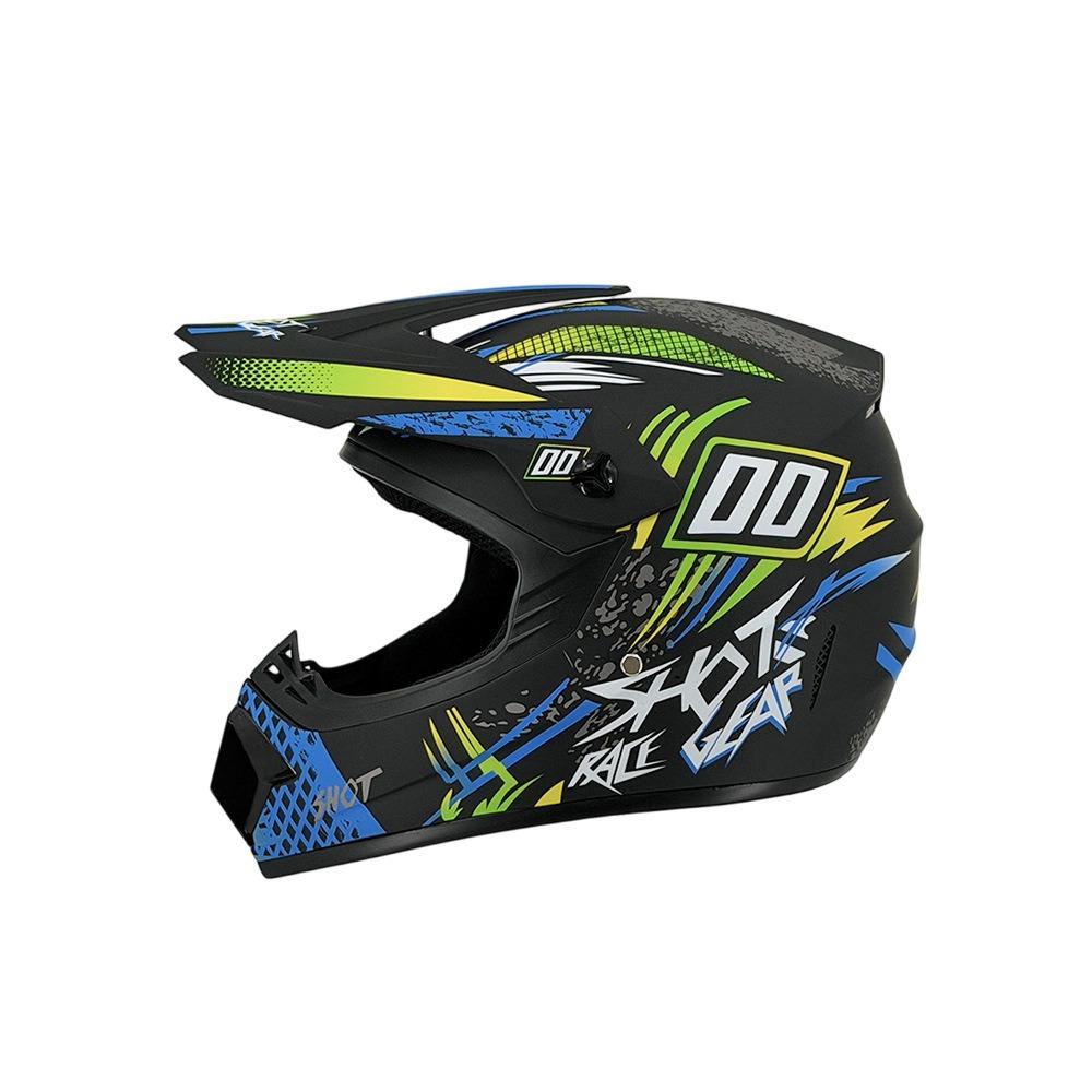 Motorcycle Helmet Off-Road Racing Riding Helmet ABS Breathable Mountain Bike Helmet Color Off-Road Helmet