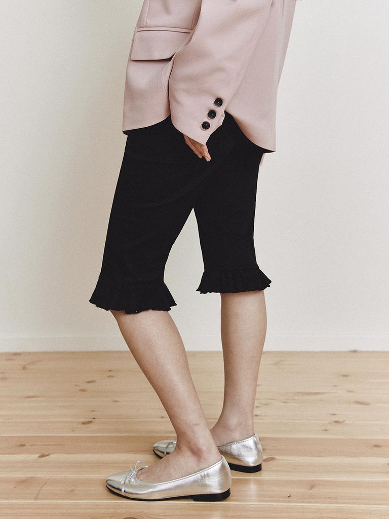 GANISONG Cha Cha Biker Pants_Black