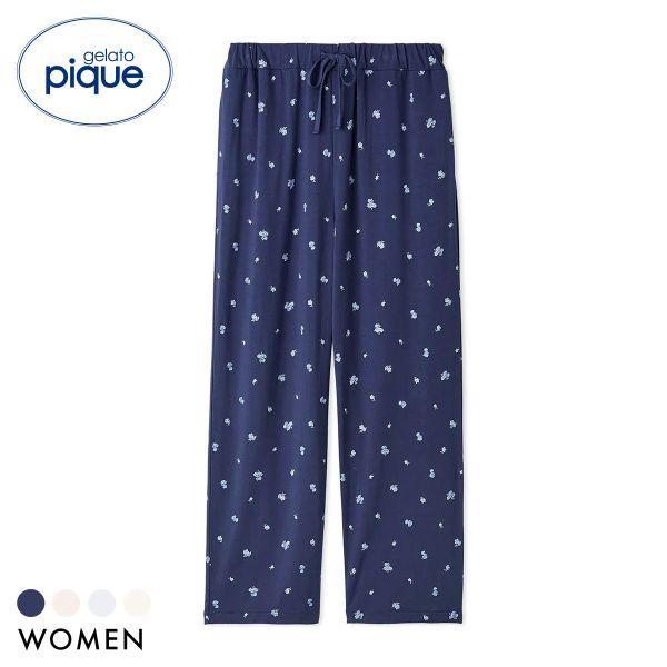 Gelato Pique Women s Cool Touch 4 Motif Pattern Long Pants Gelato Pique Pajamas Room Wear Gelato Pique