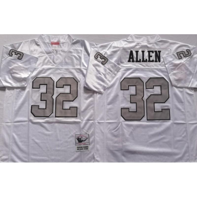 Rugby Jersey Oakland Raiders Retro Style Embroidered Football Uniform Men Women