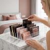 New 7-Compartment Makeup Organizer Desktop Eyeshadow Palette Display Box Makeup Blush Cosmetic Shelf Make Up Tool Storage Holder