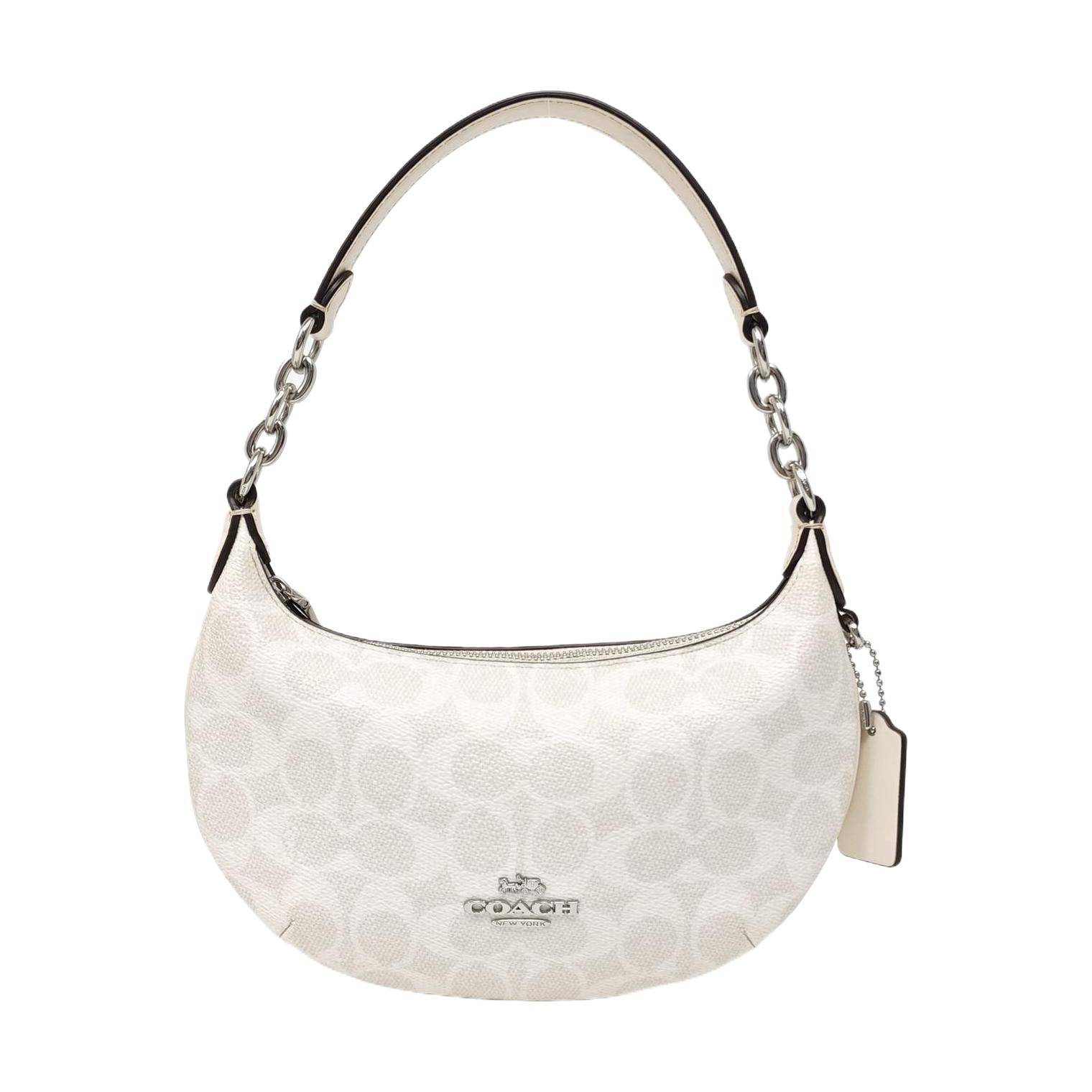 [Pre-Owned] Payton 21 Classic Monogram Zipper Closure Coated Canvas And Leather Shoulder Bag - Excellent #1U9C9YN ONE SIZE