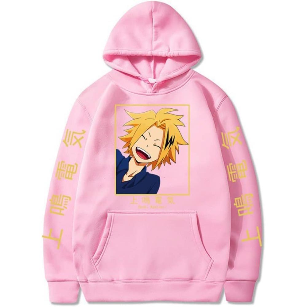 My Hero Academia Kaminari Denki Men's Hoodie Autumn Sweatshirt Men Womnen Fashion Brand Design Pullover Men's Fleece Hoodies