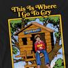 Steven Rhodes Unisex Adult This Is Where I Go To Cry T-Shirt