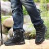 Paar Outdoor-Wanderschuhe Herbst und Winter High-Top-Schuhe Wandern Offroad-Schuhe verschleißfest und rutschfest Herren Freizeitschuhe