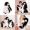 Soft Penguin Plush Toy With Pp Cotton Fill Short Fur Stuffed Animal For Girls