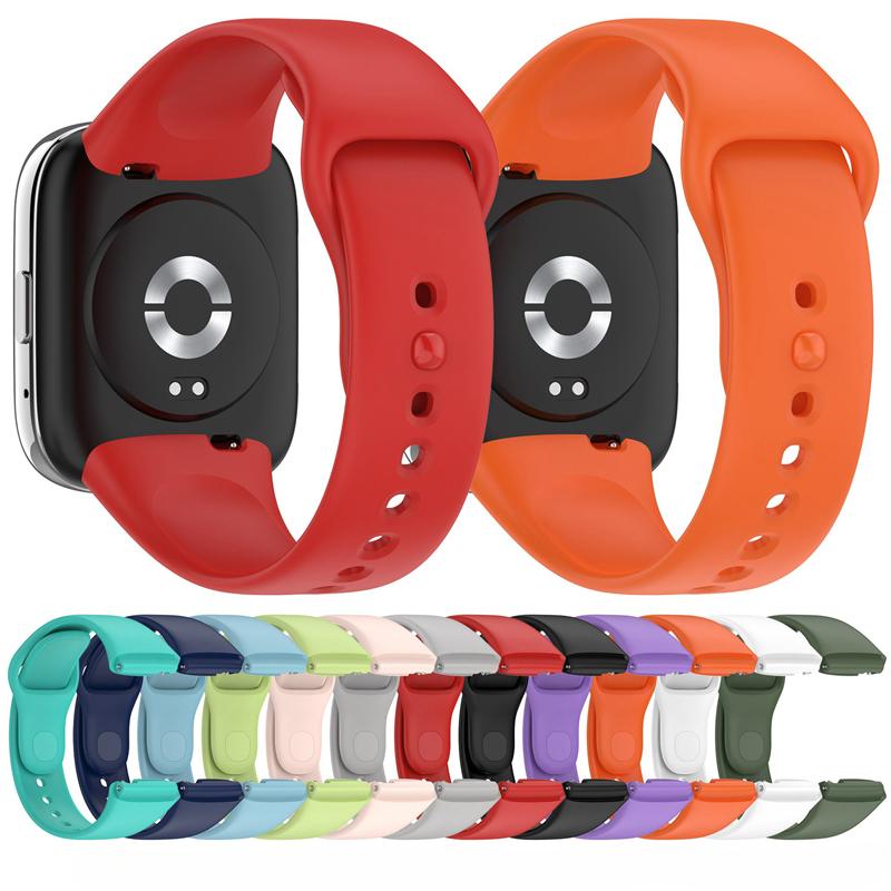 Silicone Strap For Redmi Watch 3 Active Replacement Bracelet For Xiaomi Mi Band Watch3 Active Breathable WristBand Strap Belt