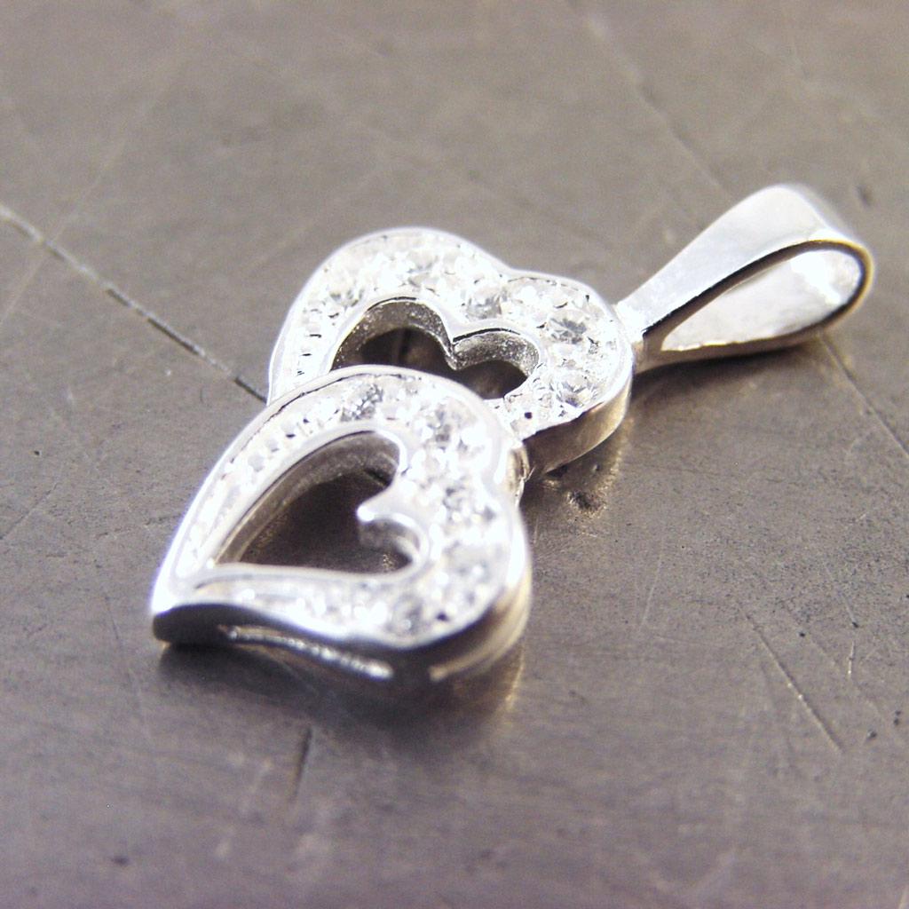 Les Trésors De Lily [G1656] - Silberner Anhänger „Liebe“