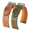 Vintage Italian First Layer Cowhide Watchband 20mm 22mm Handmade Vegetable Tanned Leather Watch Strap Men Wristband Bracelets