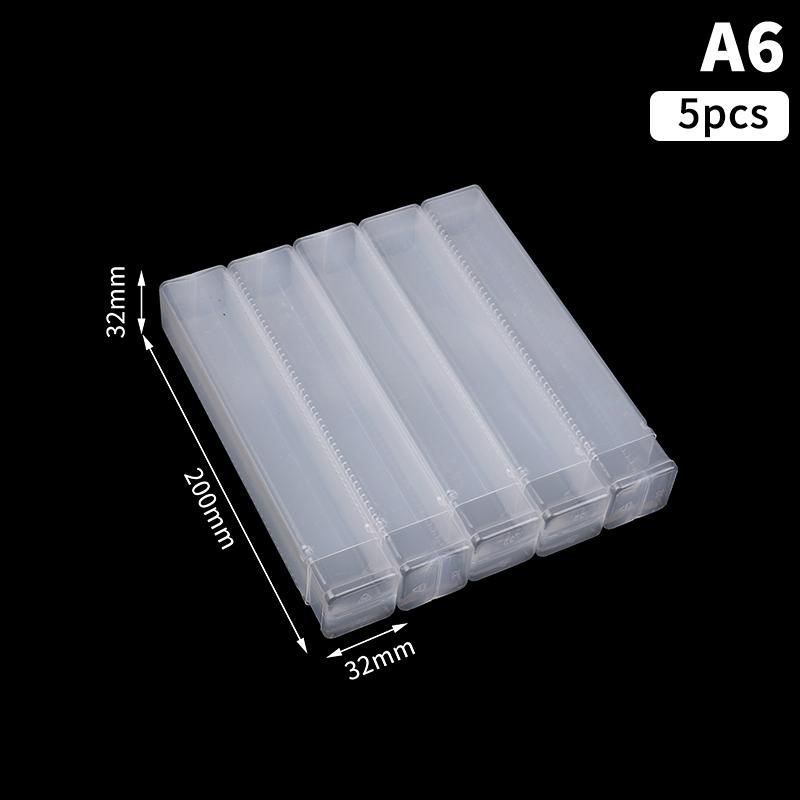 5Pcs Drill Bit Packaging Box Milling Cutter Box Square Packaging Box Storage Boxes Telescopic Box For Milling Cutters