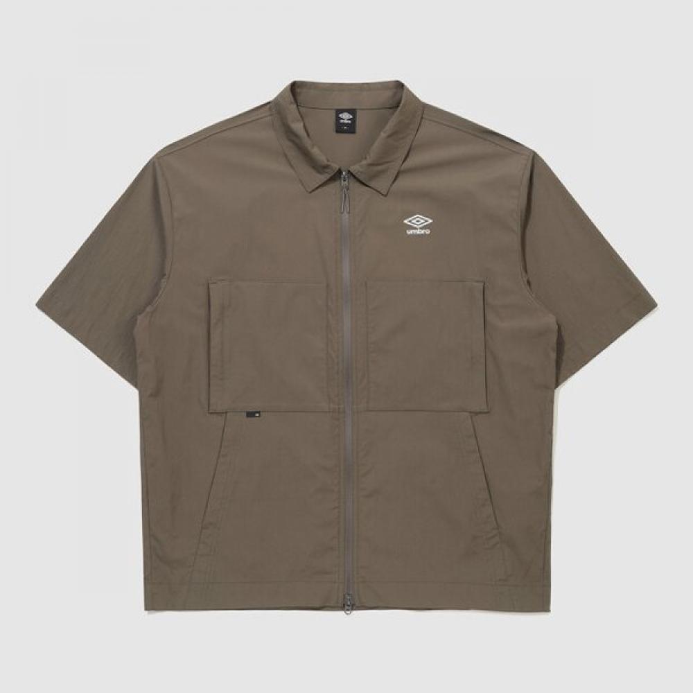 Umbro Collar Zip Short Sleeve Jacket Ur324cjk78