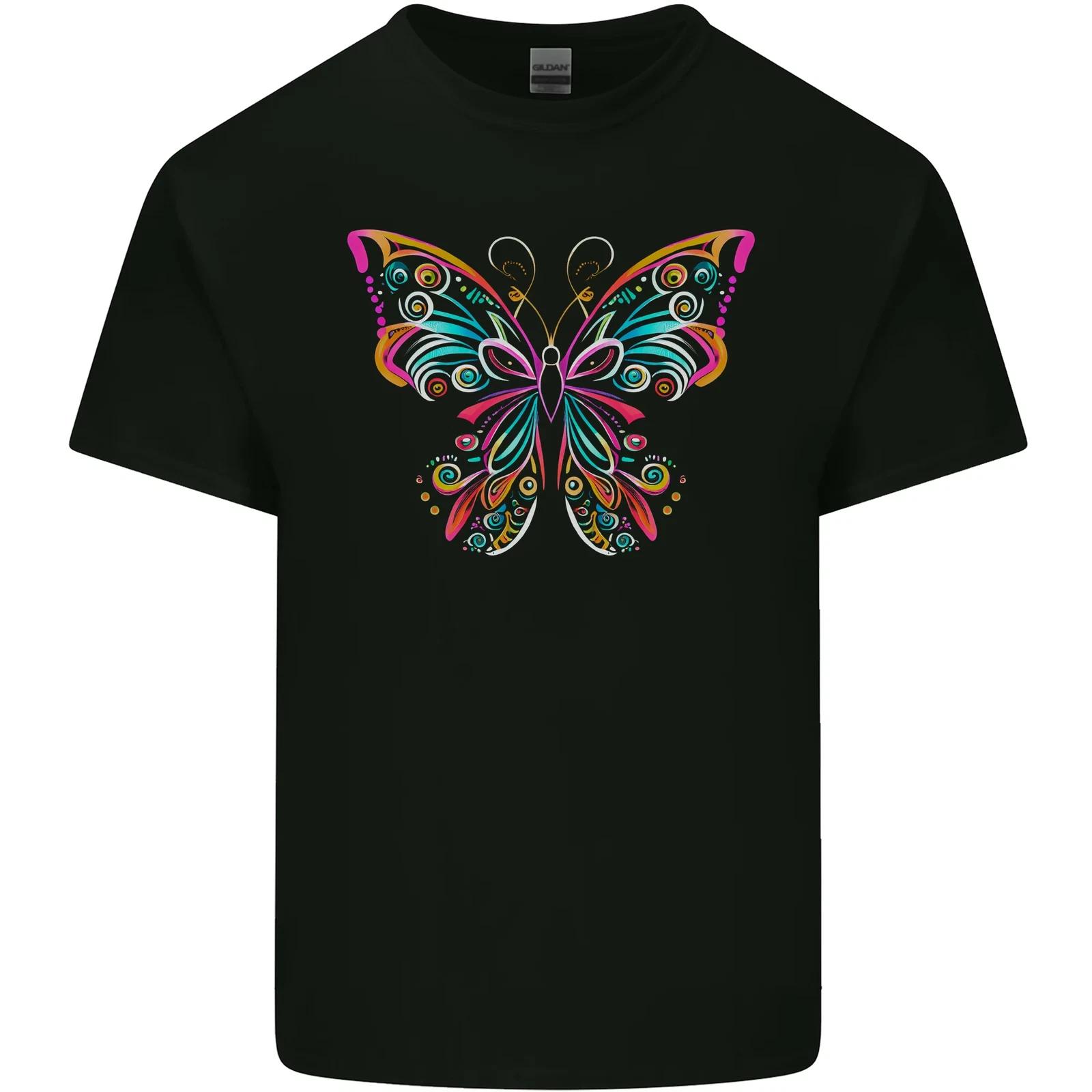 A Colourful Butterfly Kids T-Shirt Childrens 4XL