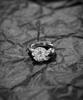 Minimalpiercing 14K Moissanite Diamond Mini Ball One-Touch Ring Earrings