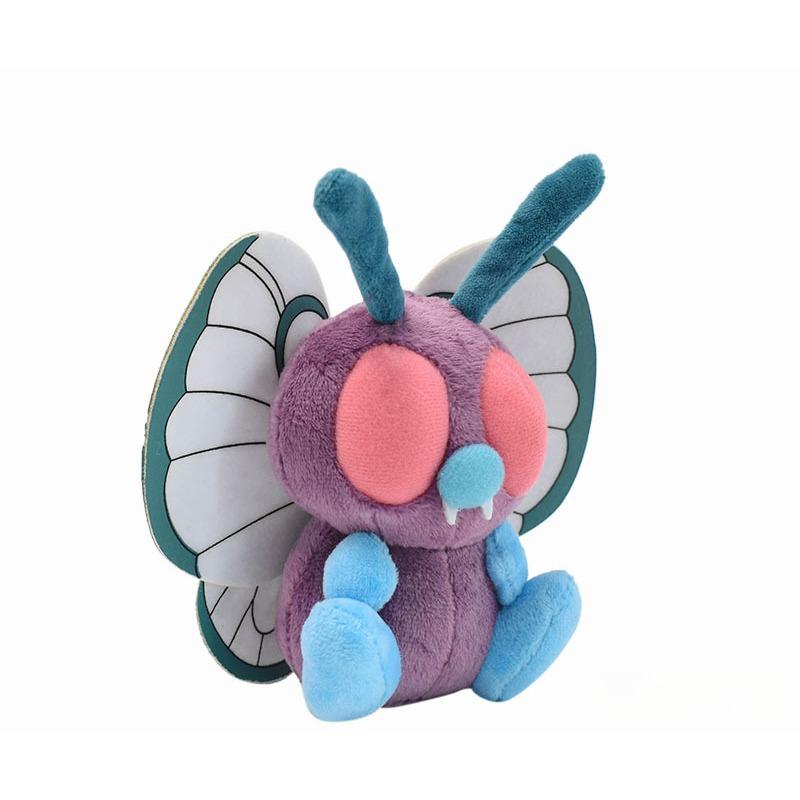 14-19cm Butterfrees Weedles Caterpies Plush Doll Cartoon Cute Plush Toys Soft Stuffed Kawaii Doll Birthday Gift for Boys