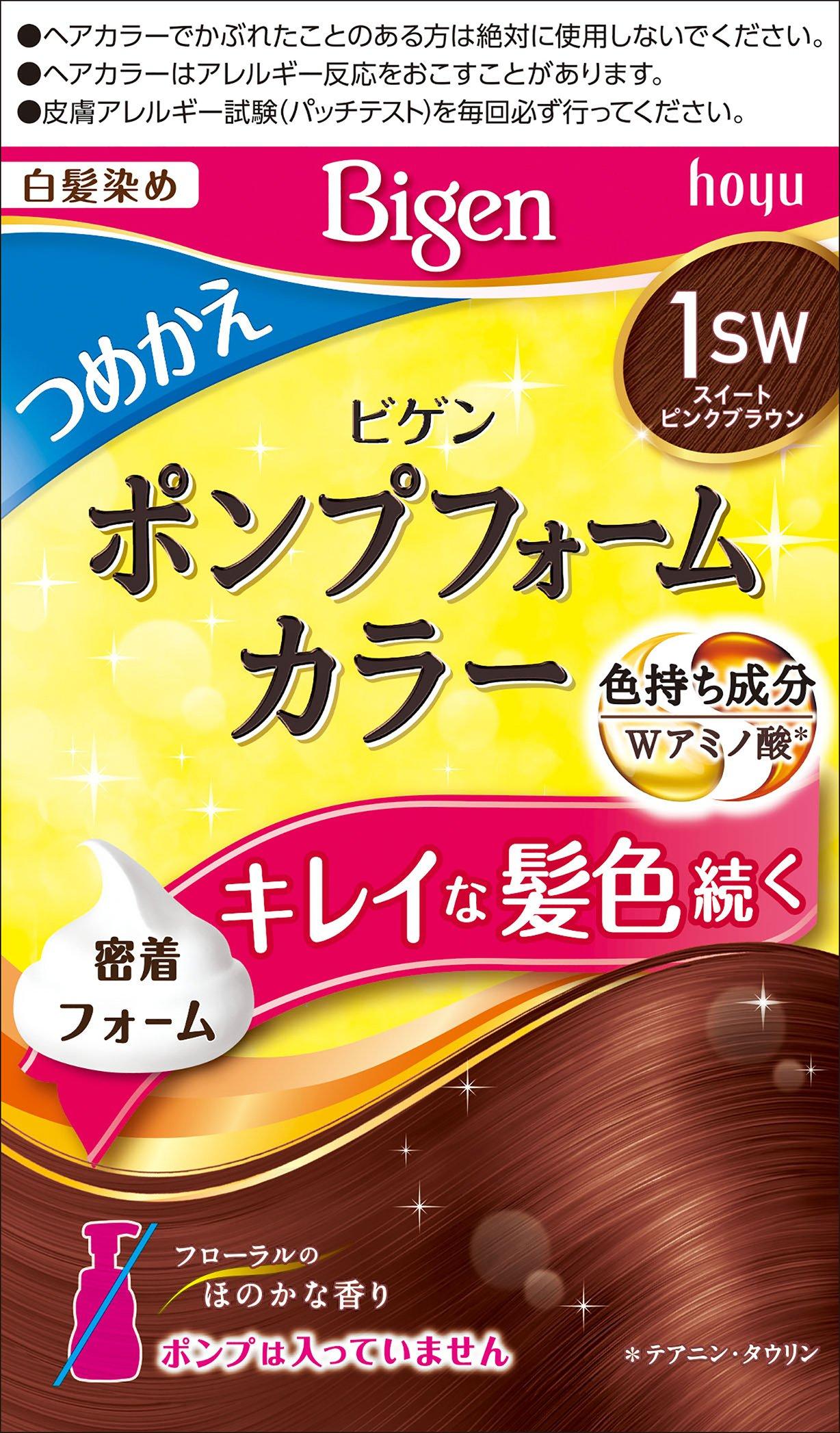 

Bigen Pump Foam Color Refill 1SW Sweet Pink Brown 1 agent 50mL 2 agents 50mL + [Quasi-drug]