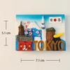 Japan Travelling Souvenirs Okinawa Fridge Magnets Mout Fuji Shinkansen Fridge Stickers Home Decor Birthday Gifts