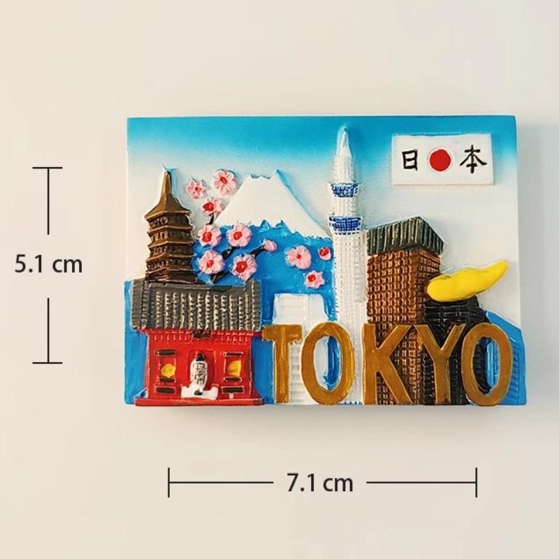 Japan Travelling Souvenirs Okinawa Fridge Magnets Mout Fuji Shinkansen Fridge Stickers Home Decor Birthday Gifts