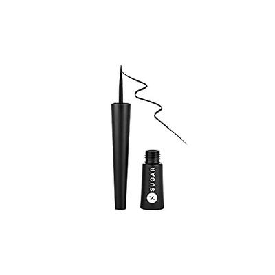 Sugar Cosmetics Błyszczący Eyeliner Boss 24H 01 Back In Black (czarny)Długotrwały, 24