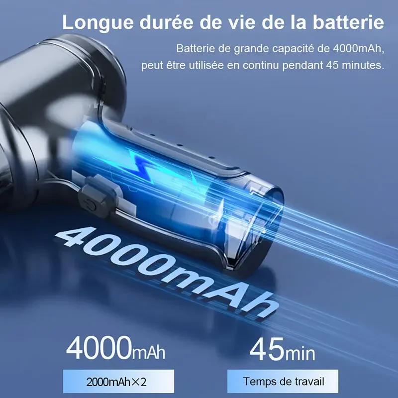 NEW 95000Pa Wireless Car Vacuum Cleaner Strong Suction Handheld Auto Vacuum & Car Dual Use Mini Vacuum Cleaner Appliance 2025