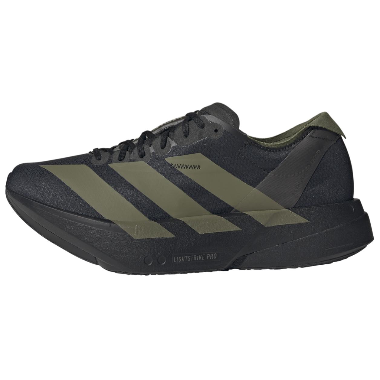 

Adidas Adizero Adios Pro 4 Черный Фокус Оливковый Мужские Кроссовки Core-Black Угольный JP6314 44