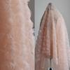 3D Rose Flower Lace Fabric for Wedding Dress and Gown Designer Fabric  DIY Home Textile Cushion Background Decor Cloth