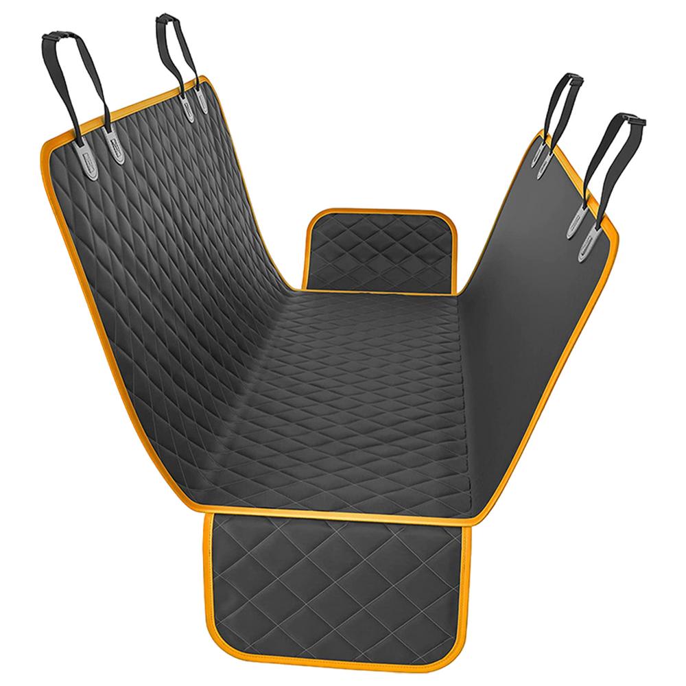 

Dog Car Mat Comfortable Dog Car Bed Pet Car Seat Protector Back Seat Extender Dog Car Hammock For Pet Dog Puppy оранжевый