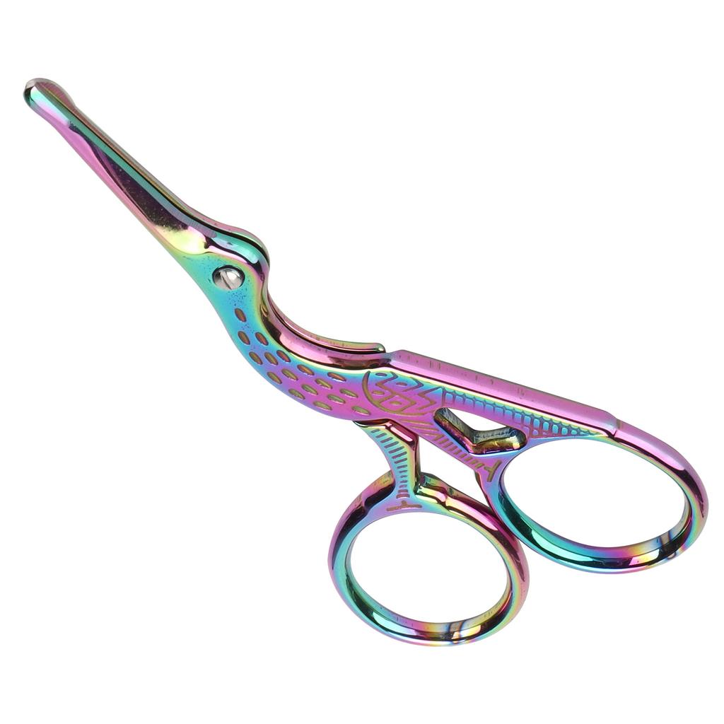 Kran Design Schere Edelstahl Retro Nähen Stickerei DIY Handwerk Schere ToolColor