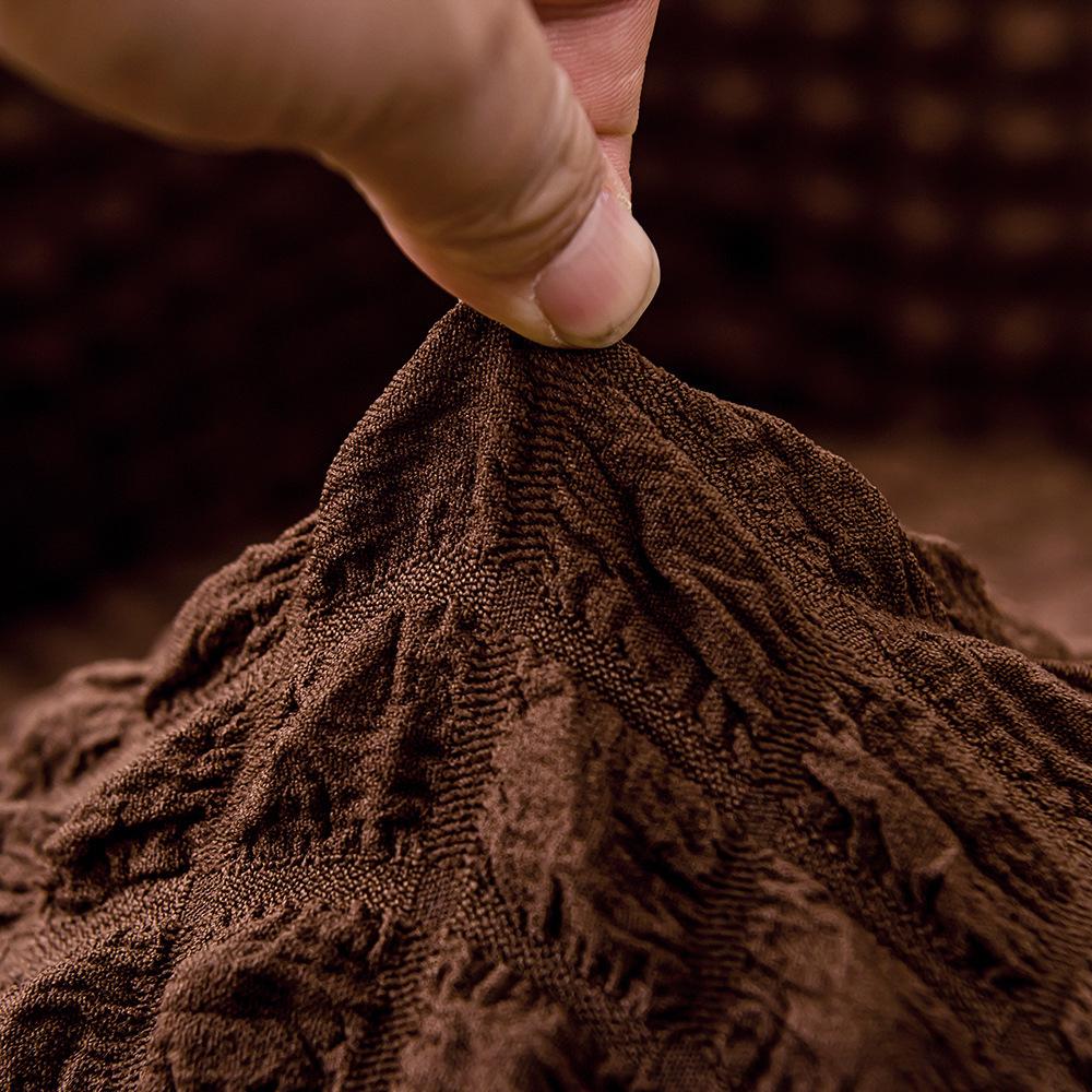 1 Seat European Style Armchair Cover with Skirt Stretch Sofa Slipcover for Living Room Elastic Sofa Couch Cover