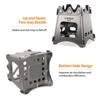 Compact Folding Stainless Steel Wood Stove Outdoor Cooking Picnic Camping Stove Portable Wood Furnace Burner outdoor stove