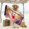 Football Players Beach Towel Super Soft & Absorbent Comfortable Lightweight Suitable for Swimming, Gym, Camping, Yoga Vacation