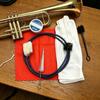Trombone And French Horn Cleaning Set With Mouthpiece Brush Bore Brush Slide Grease & Polishing Cloth For Brass Instrument