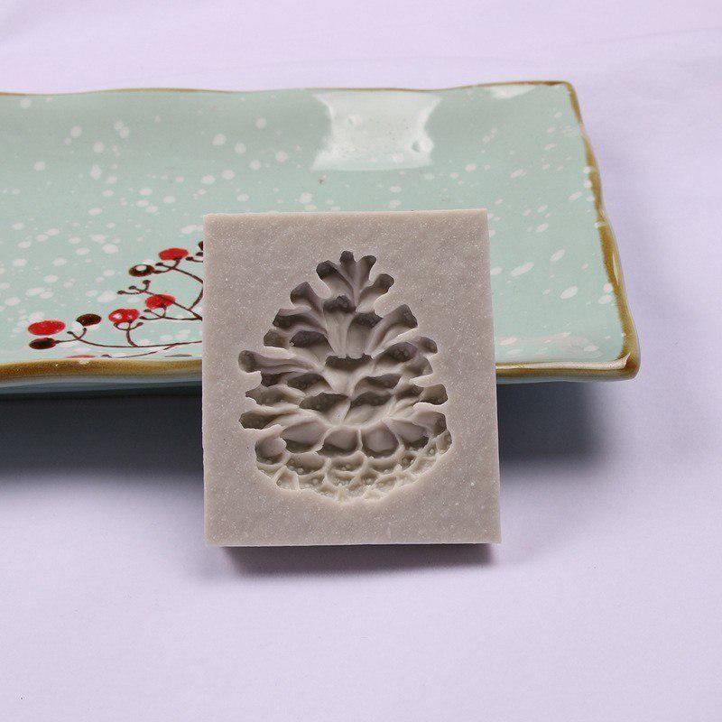 Silicone Liquid Mold Pine Cone Shape DIY Baking Cake Decoration Chocolate Fondant Mold Kitchen Tools