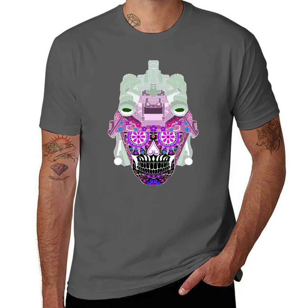 Sugar Skull Nods Inverted 1 TShirt Work Utility Short Sleeve Shirt