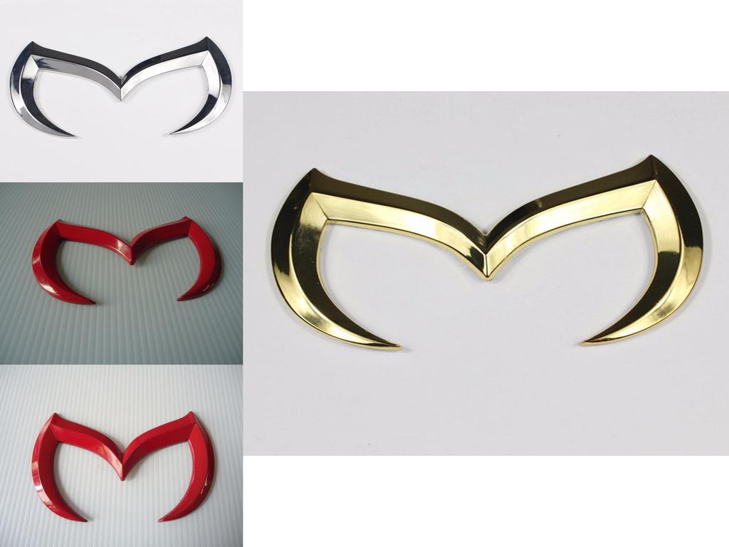 Premium 3D Böses M Emblem Logo Fledermaus Heckabzeichen Aufkleber Für Mazda 3 6 Mazdaspeed Cx Miata