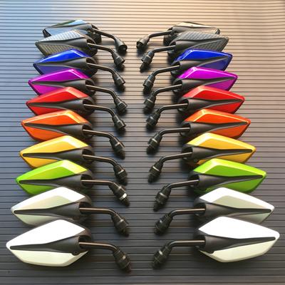 Specchietti Universali per Moto da 10mm Specchietti Retrovisori Laterali per Moto per Honda Suzuki Yamaha Kawasaki Scooter
