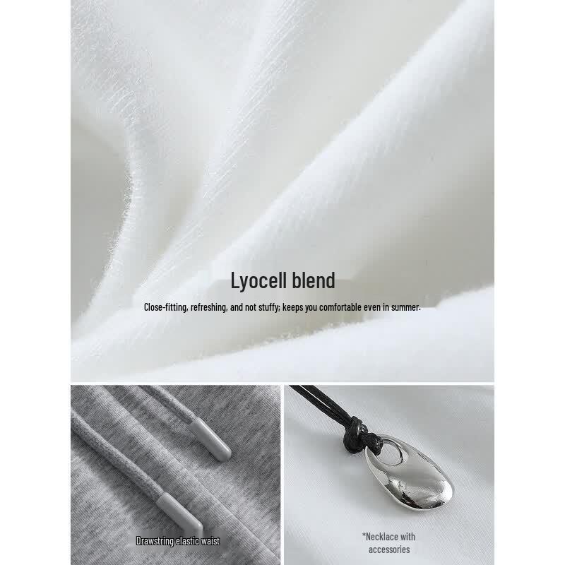 Women's Lyocell T-shirt & Fishtail Skirt Set