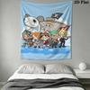 One Piece Wall Tapestry Aesthetic Wall Hanging Printed Fabric Blanket Decorative Tapestries for Bedroom Living Room Home Decor