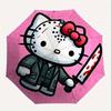 1pc Hello Kitty Automatic Umbrella 8-Bone Design Compact Gear for Outdoor Travel, Perfect Helloween Chrismas Gift for Friends or Family yy250829156