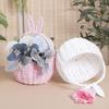 Space Saving Paper Basket with Bunnys Ears Efficient Clothing Storage Bin Practical Picnics Fruit Snacks Organizers