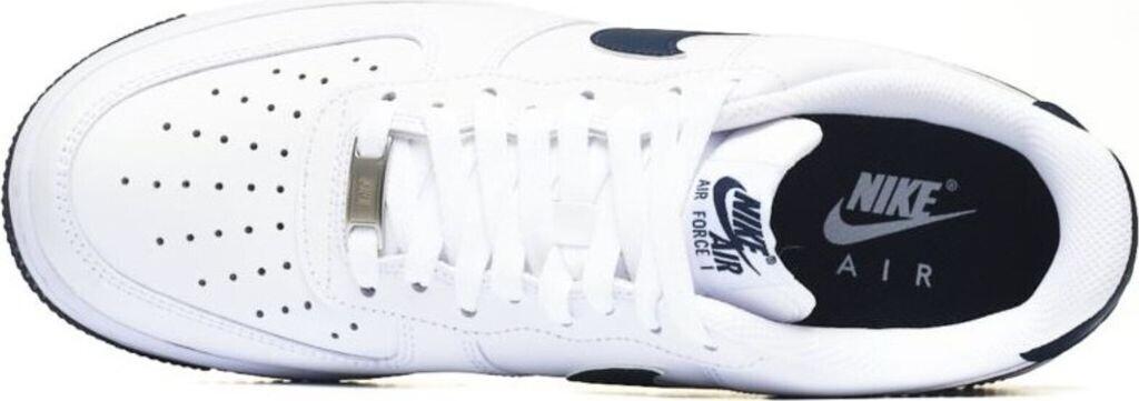 Кроссовки Nike Air Force 1 '07 белый/белый/миднайт нэйви