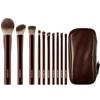 HOURGLASS Complete Makeup Brush Set: Powder, Blush, Foundation, Eyeshadow, Concealer, Lip Brushes.