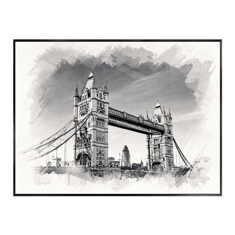 

Современный плакат с Нью-Йорком Париж Лондон путешествия эскиз декоративные картины холст настенные художественные фотографии скандинавский декор для гостиной 21x30cm No Framed