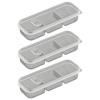 1/3/5Pcs Food Fruit Storage Box Multiple Compartments BPA Free Transparent Design Portable Refrigerator Freezer Organizer
