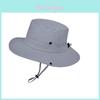 Summer Outdoor Wide Brim Waterproof Quickdry Fisherman Hat For Men Sun Protection