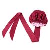 Double Layer Satin Bonnet Hair Wraps Long Band Custom Designer Bonnets Adjustable Elastic Bonnet