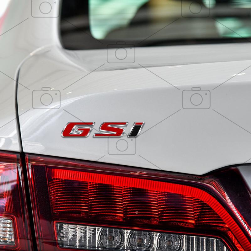 Car Metal Body GSI Logo Letter Decals Styling Badge Trunk Emblems Sticker For Opel Vauxhall Meriva Junior Zafira Mokka Adam VXR