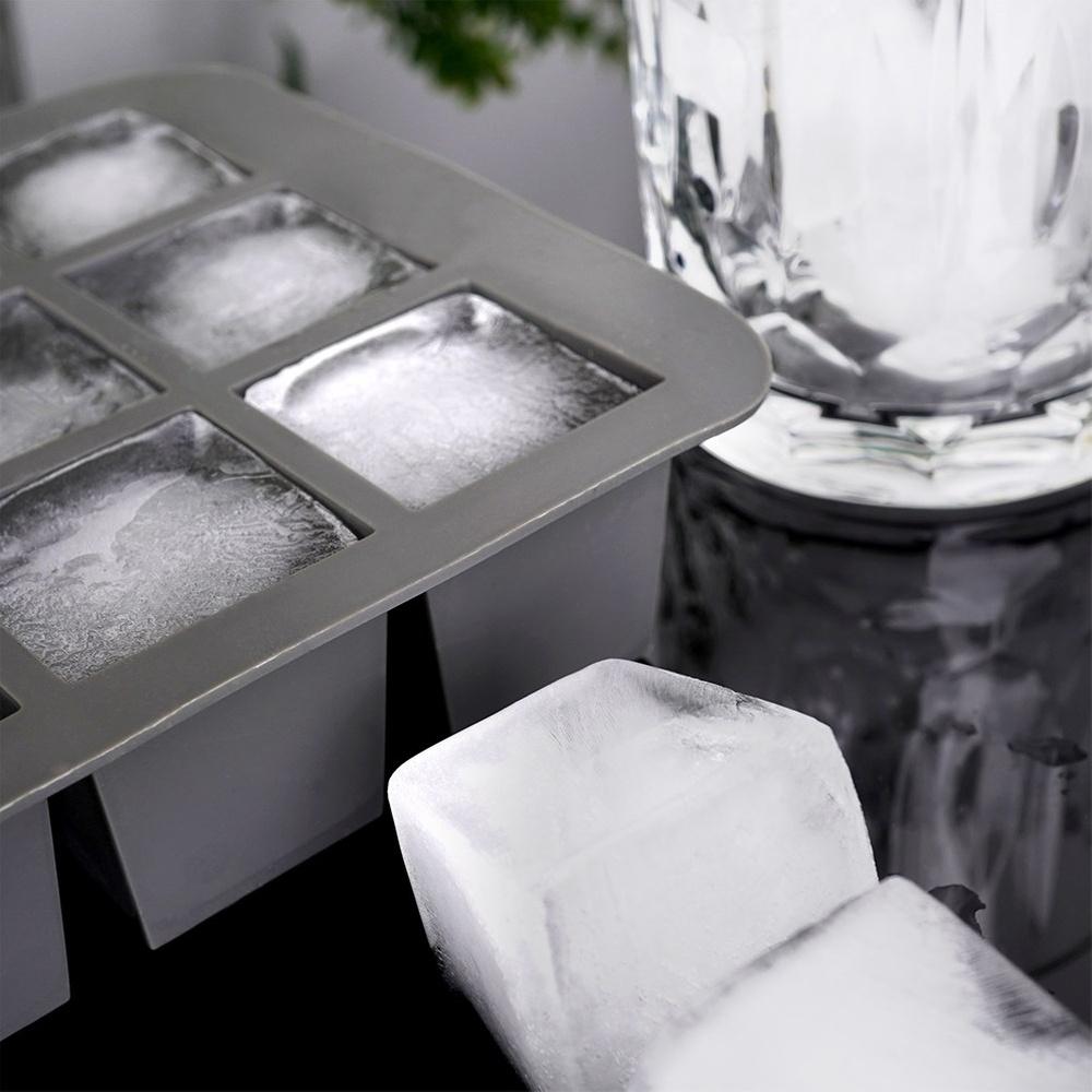 Foremka Silikonowa Forma do Dużych Kostek Lodu na Lód Duże Lodowe Kostki XL